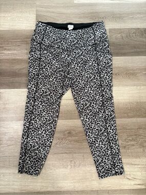 Chicos Leopard Print Skinny Pants - Neutral Animal Print